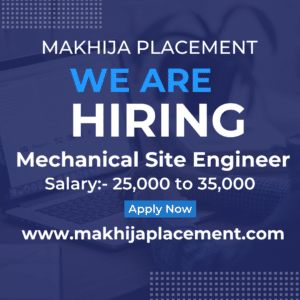 Mechanical Site Engineer job in Kalkaji New Delhi Salary 25k-35k