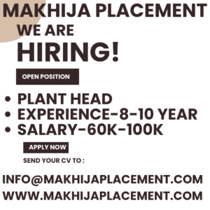 Urgent Hiring Plant Head job in Sector-58 Faridabad Haryana 